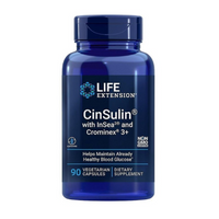 CinSulin with InSea2 & Crominex 3+ - 90 vcaps By Life Extension