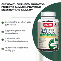 Probiotic + Prebiotic (Blackberry) - 60 gummies By Jarrow Formulas