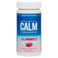 Calm Gummies (Raspberry Lemon) - 60 gummies By Natural Vitality