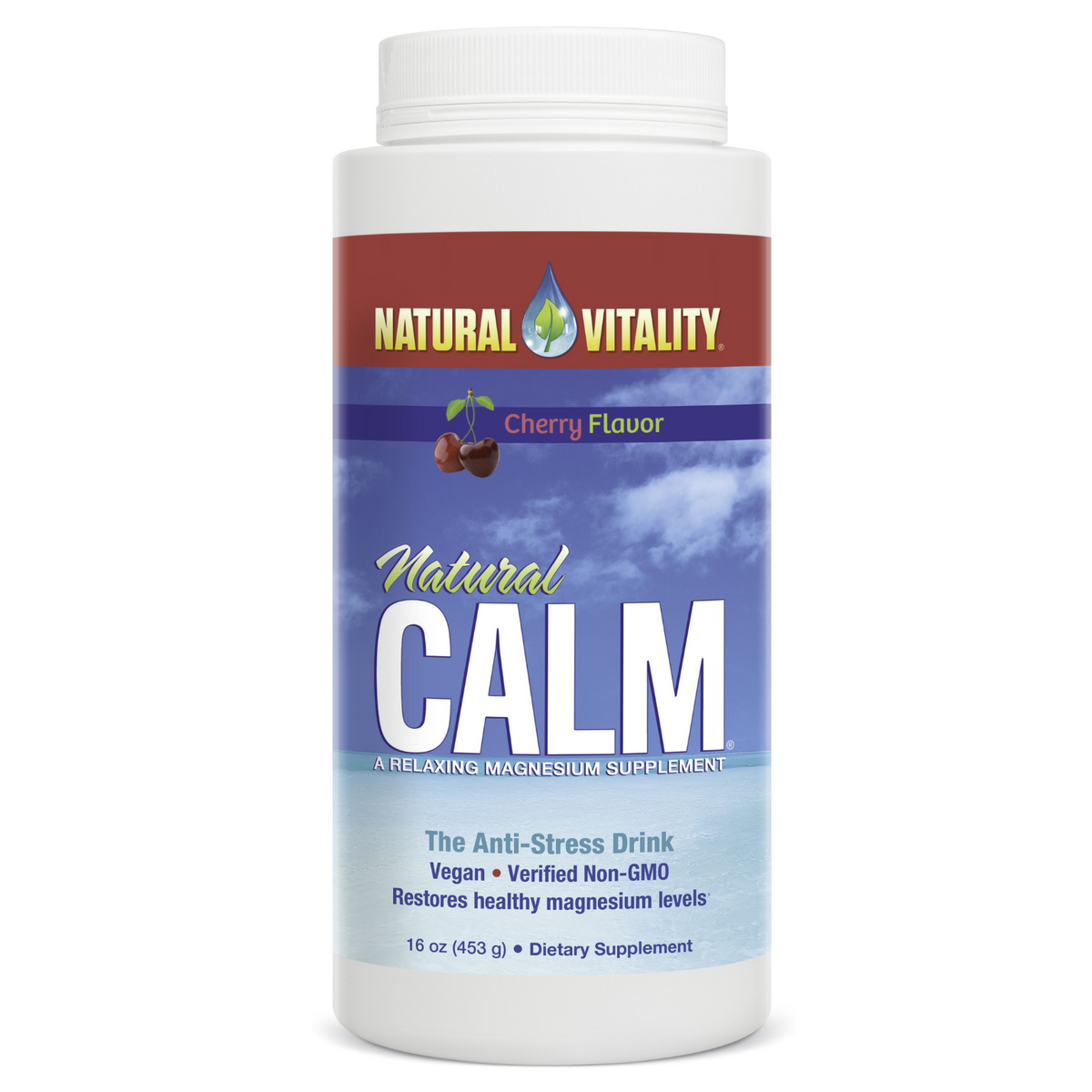 Natural Calm - 453 grams (cherry) By Natural Vitality