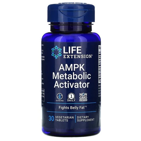 AMPK Metabolic Activator by Life Extension - 30 vegetarian tabs